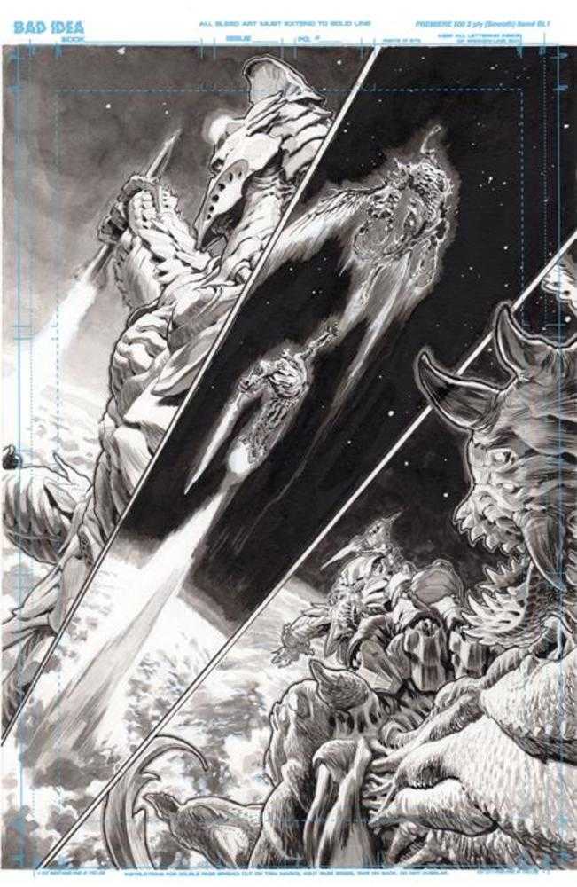 Olympus Saga Megalith #1 Cover O Lewis Larosa Original Art 12 Variant