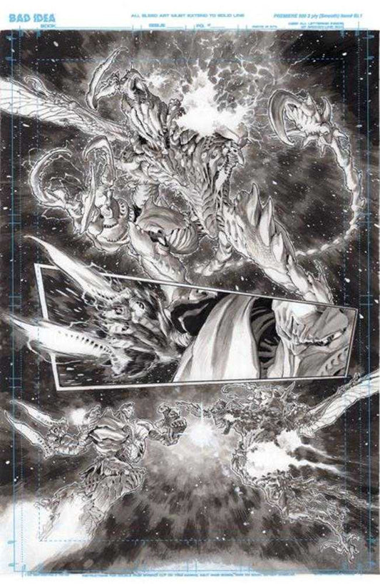 Olympus Saga Megalith #1 Cover P Lewis Larosa Original Art 13 Variant