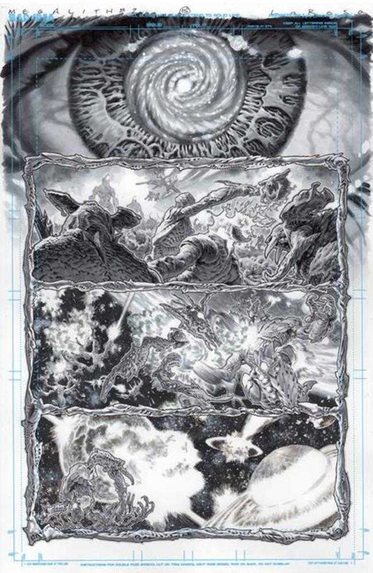 Olympus Saga Megalith #1 Cover Za Lewis Larosa Original Art 24 Variant