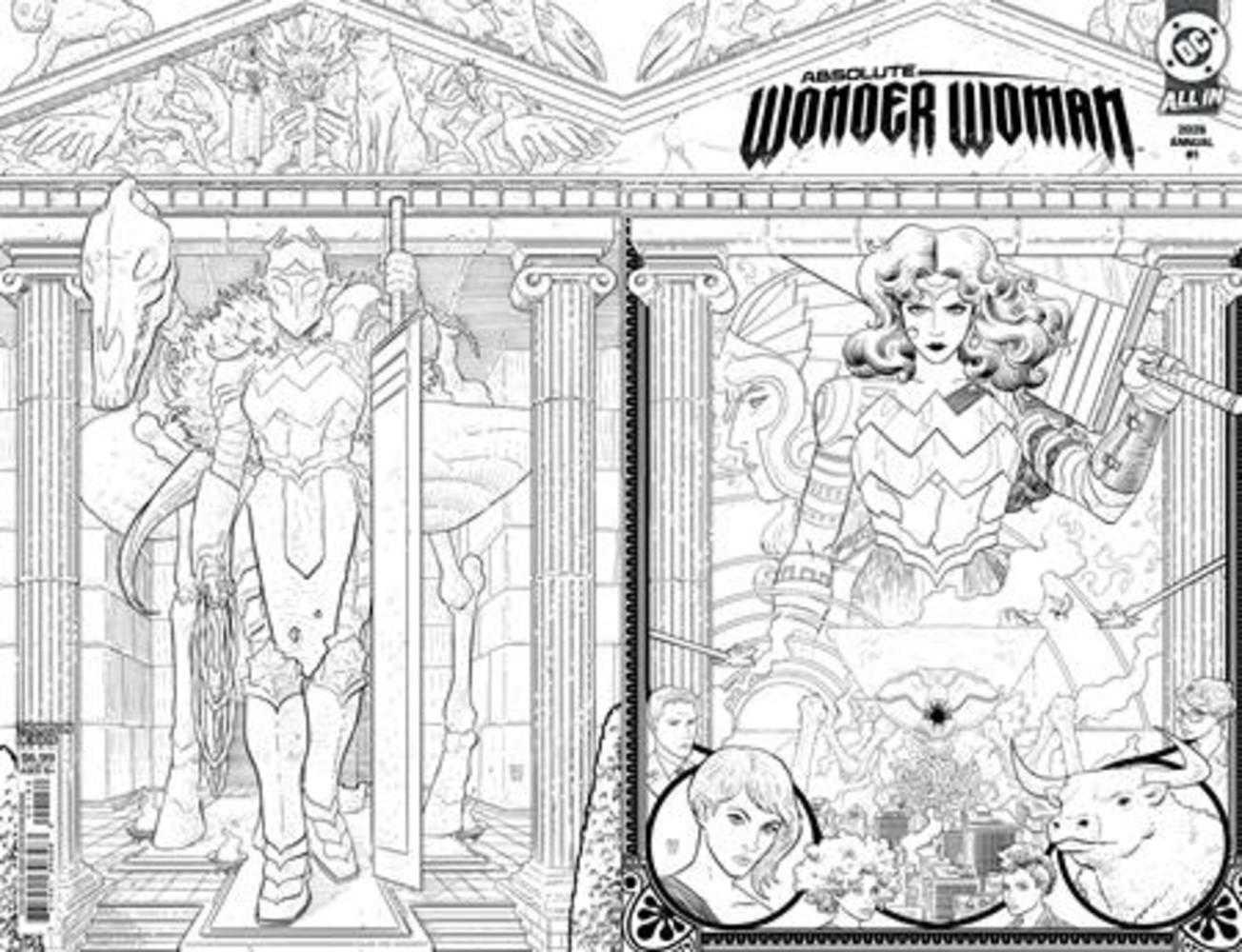 Absolute Wonder Woman Annual 2026 #1 2nd Print Hayden Sherman B&W