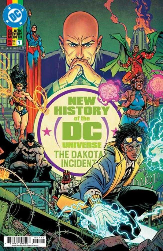 New History Of The DC Universe The Dakota Incident #1 2nd Print Diego Olortegui
