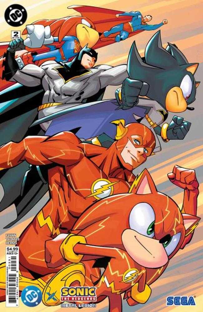 DC X Sonic The Hedgehog The Metal Legion #2 Cover C Daniele Di Nicuolo