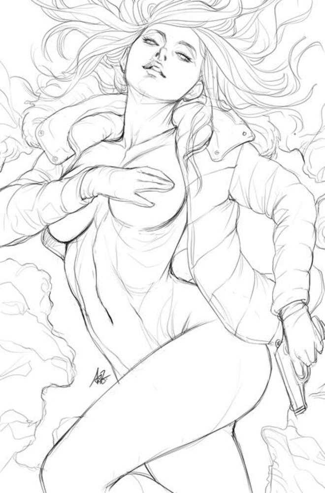 Gun Honey Doubles Down #1 (Of 4) Cover L Artgerm B&W Virgin