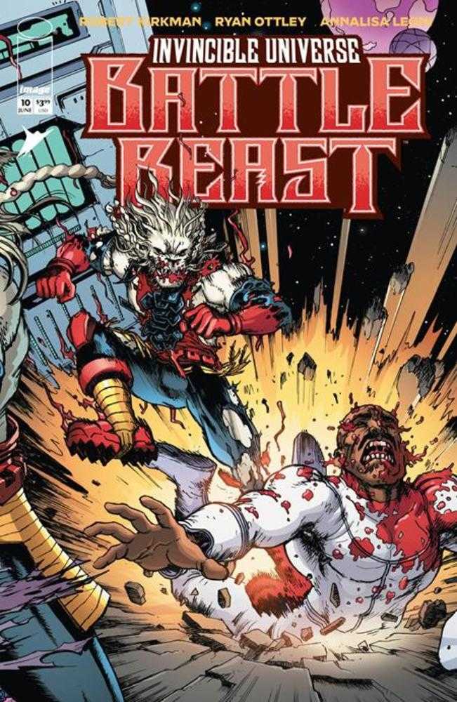 Invincible Universe Battle Beast #10 Cover C [1:10] Chris Burnham Connecting