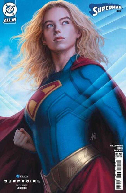 Superman #39 Cover E Stanley Artgerm Lau Supergirl Movie