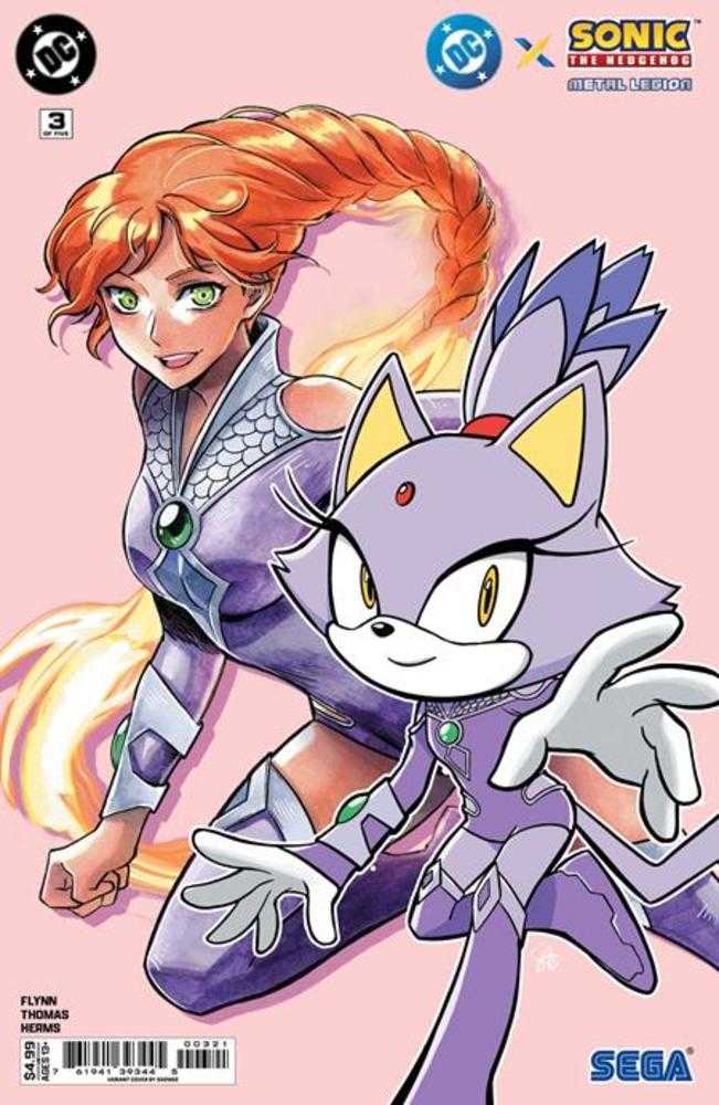 DC X Sonic The Hedgehog The Metal Legion #3 Cover B Saowee