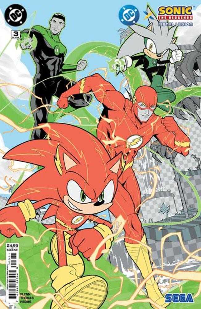 DC X Sonic The Hedgehog The Metal Legion #3 Cover C Travis Mercer