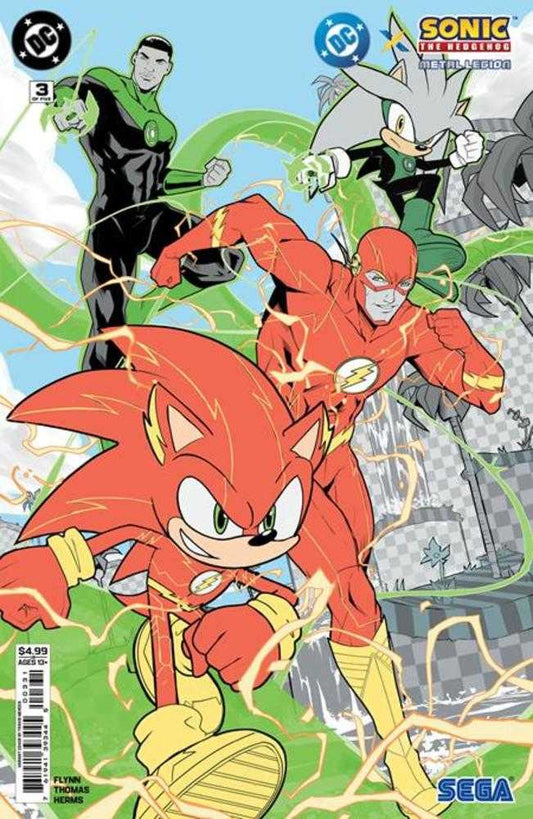 DC X Sonic The Hedgehog The Metal Legion #3 Cover C Travis Mercer