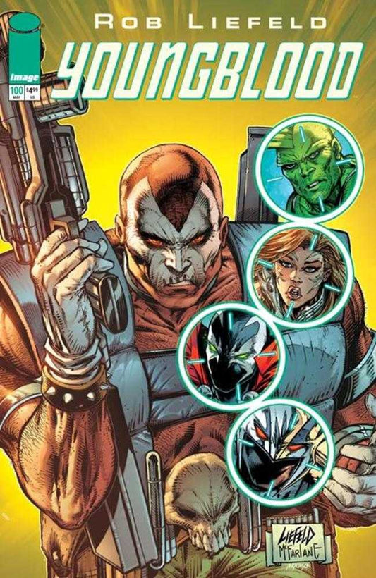 Youngblood #100 Cover O Rob Liefeld & Todd McFarlane Homage