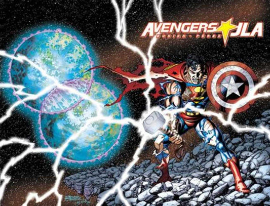 Avengers JLA #4 Facsimile Cover A George Perez Wraparound