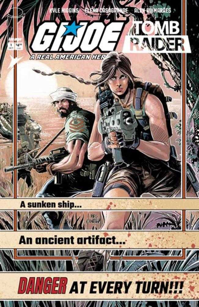 G.I. Joe / Tomb Raider #1 Cover D [1:25] Chris Mooneyham Vintage