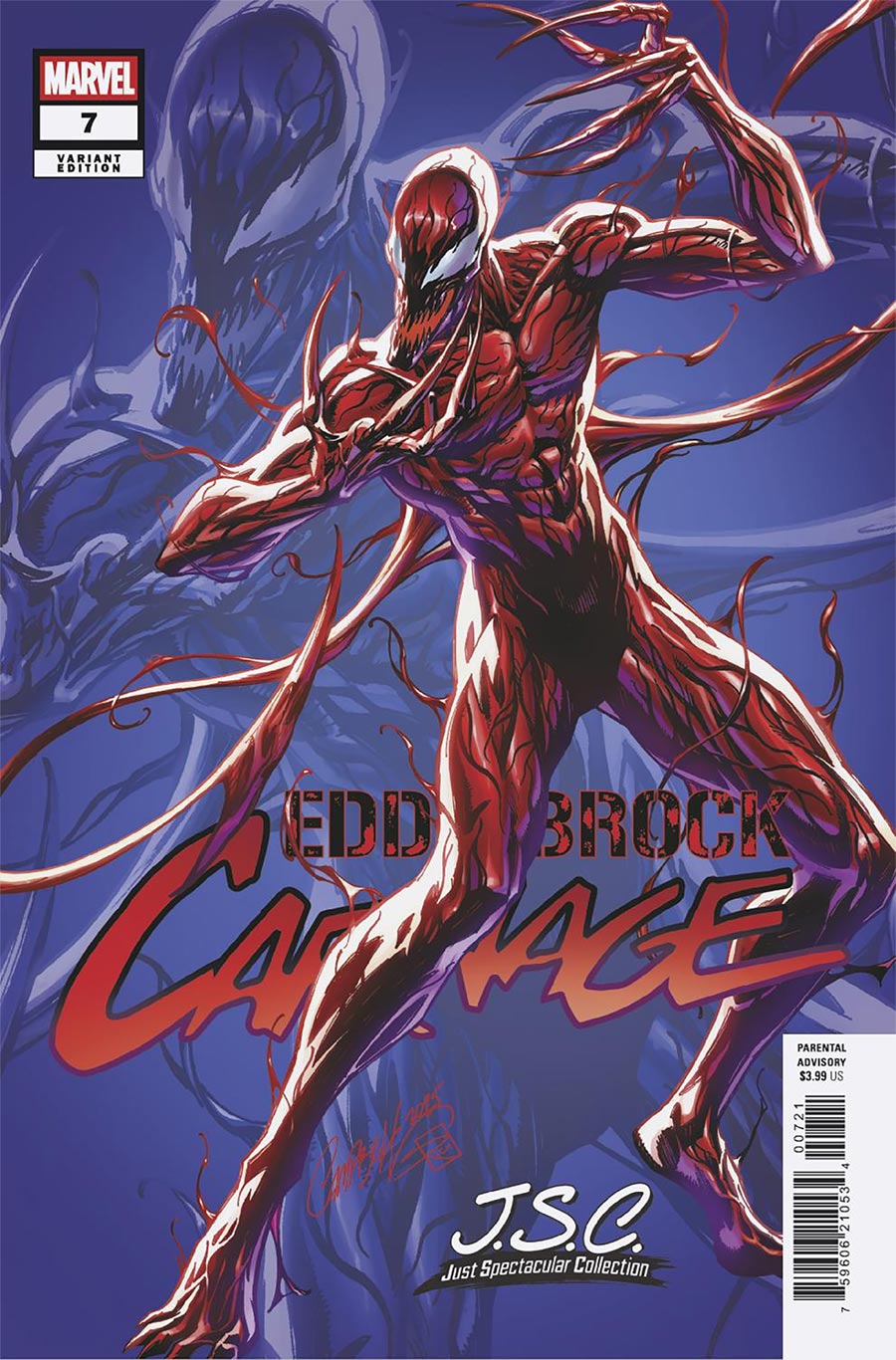 Eddie Brock: Carnage #7 J. Scott Campbell Spectacular