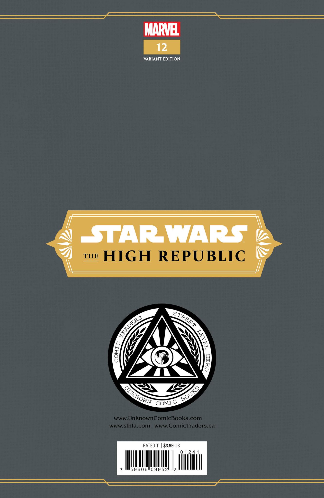 Star Wars High Republic #12 Unknown Comics Mico Suayan Exclusive Var