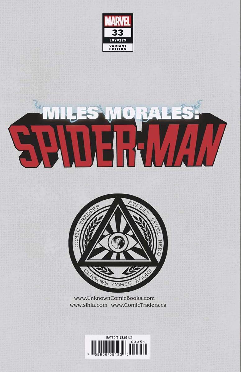 Miles Morales Spider-Man #33 Unknown Comics Gabriele Dell'Otto Exclusive Var