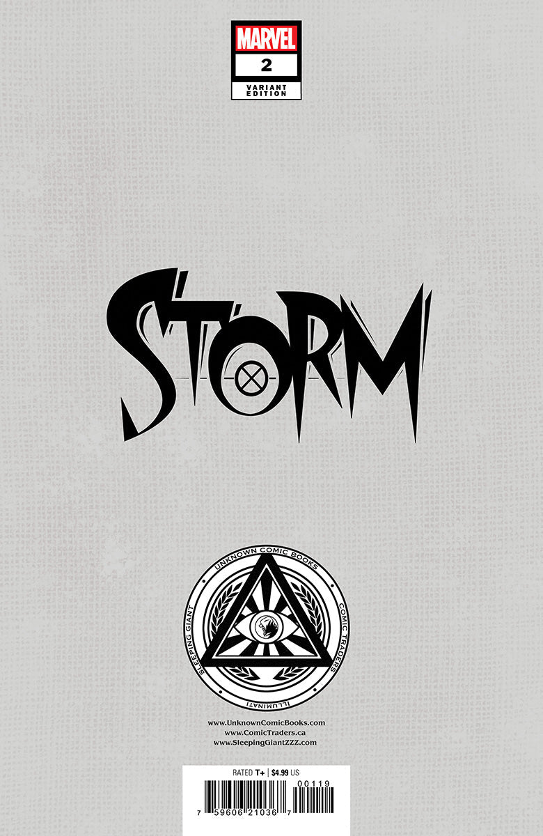 STORM #2 UNKNOWN COMICS NATHAN SZERDY EXCLUSIVE VAR