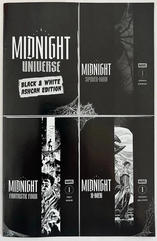 Midnight Universe #1 B&W Ashcan Preview