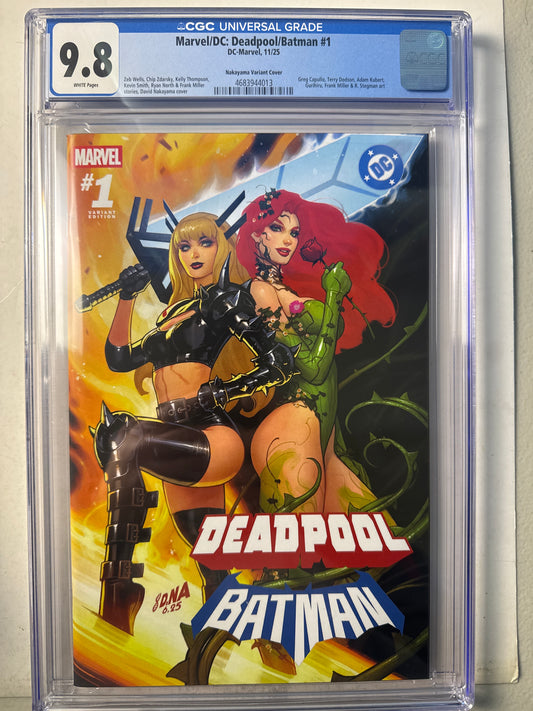 Marvel/DC: Deadpool/Batman #1 David Nakayama NYCC 2025 CGC 9.8