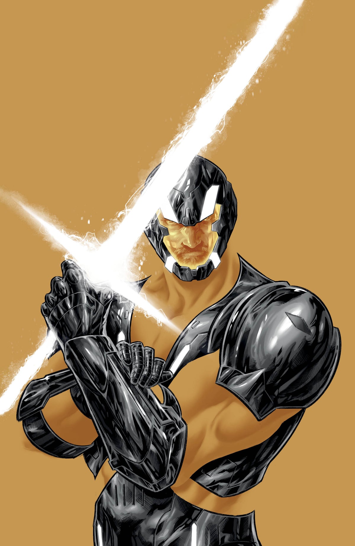 X-O Manowar: Black, White & Gold #1 Variant C Fajardo Virgin