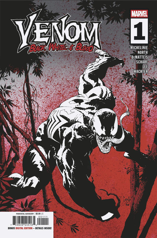 Venom: Black, White & Blood #1 Greg Capullo Main