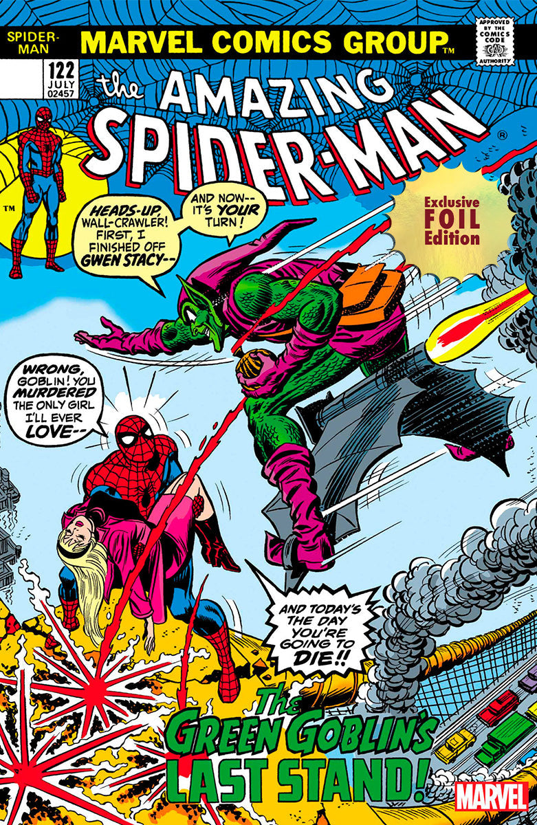 [Foil] Amazing Spider-Man #122 Facsimile Edition Unknown Comics John Romita Exclusive Var
