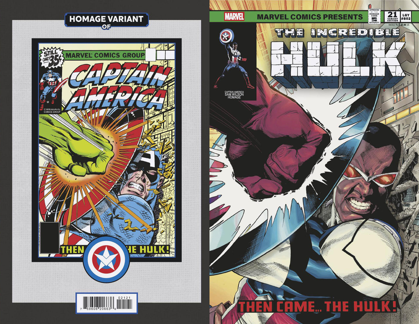 Incredible Hulk #21 Geoff Shaw Captain America Wilson Homage