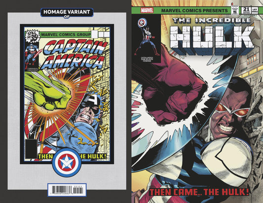 Incredible Hulk #21 Geoff Shaw Captain America Wilson Homage