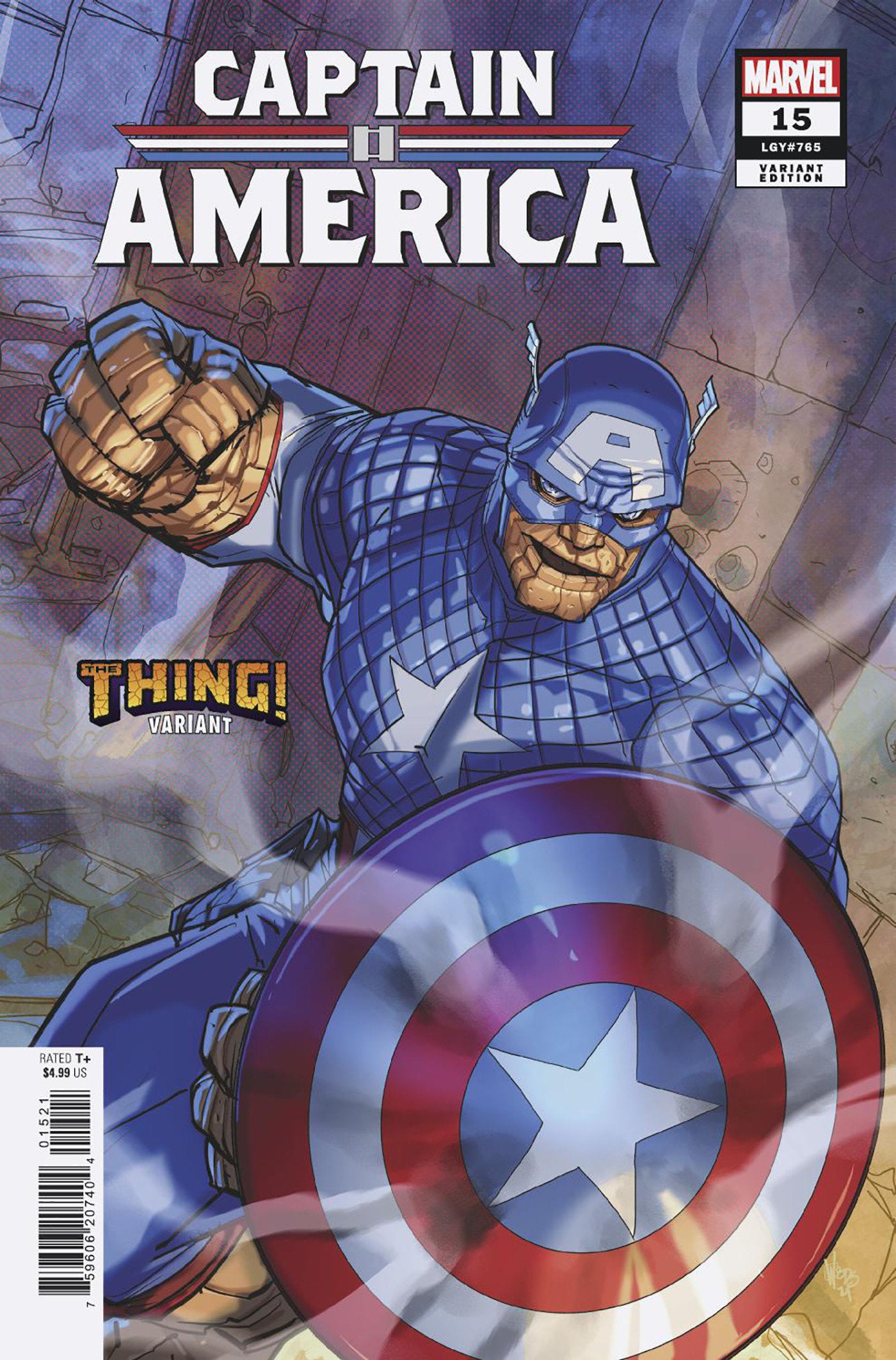 Captain America #15 Pete Woods The Thing!