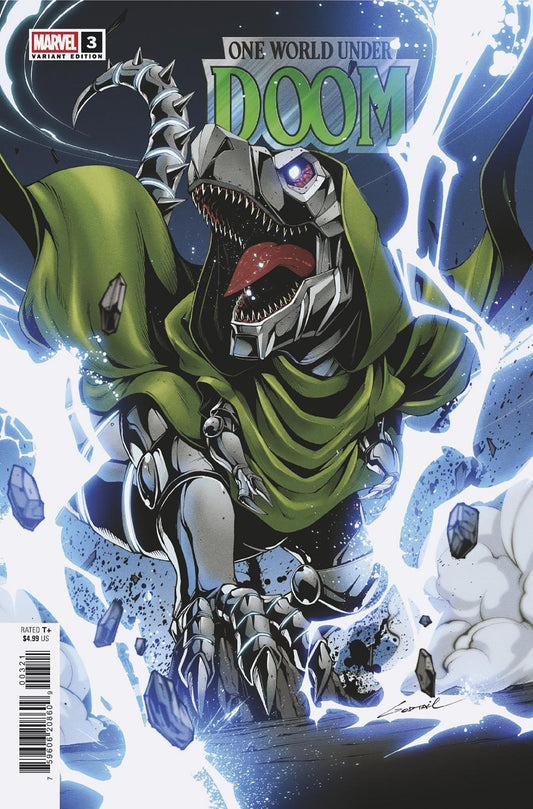 One World Under Doom #3 Godtail Doomasaur