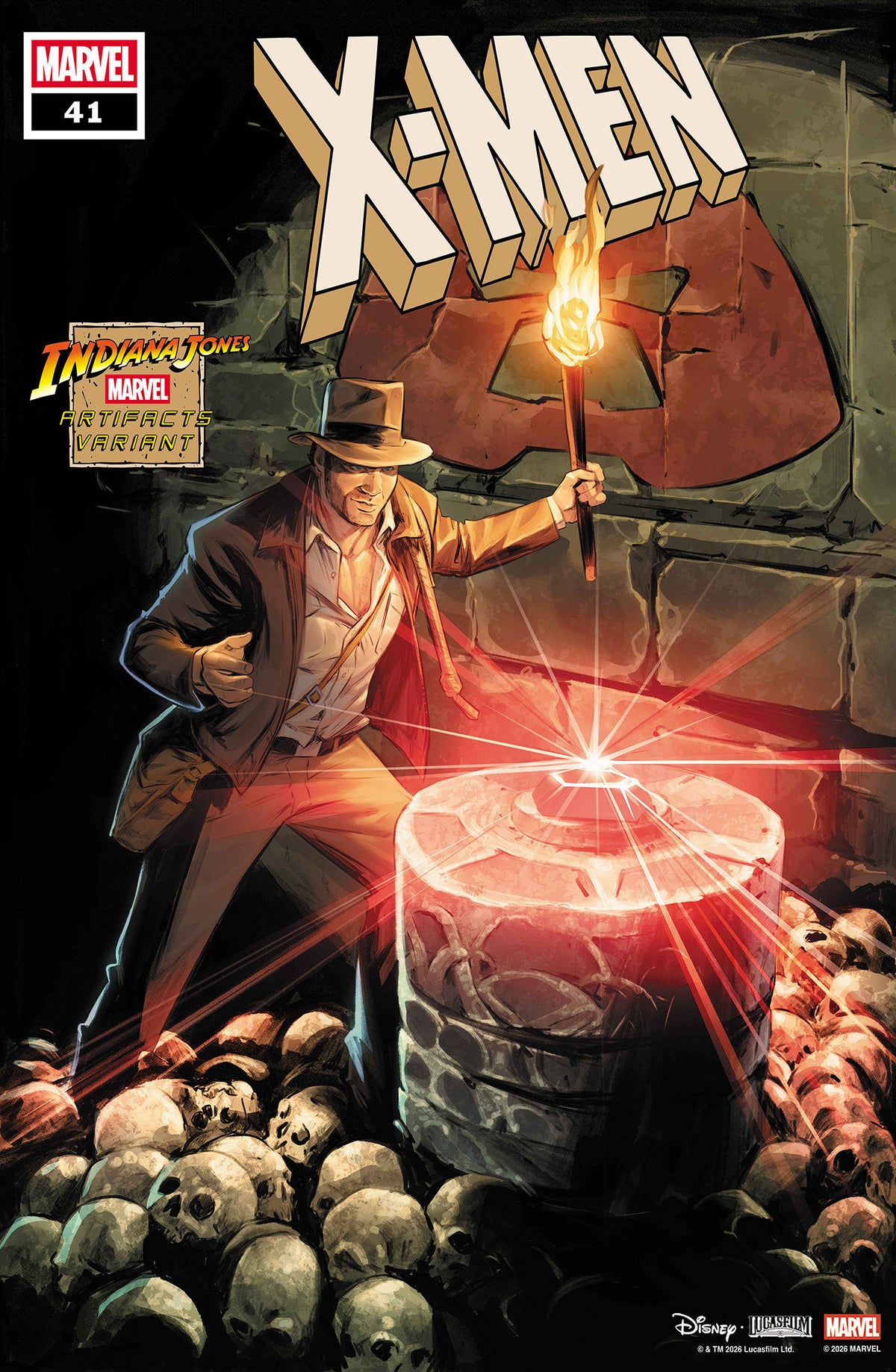 X-Men #41 Carmen Carnero Indiana Jones Marvel Artifact