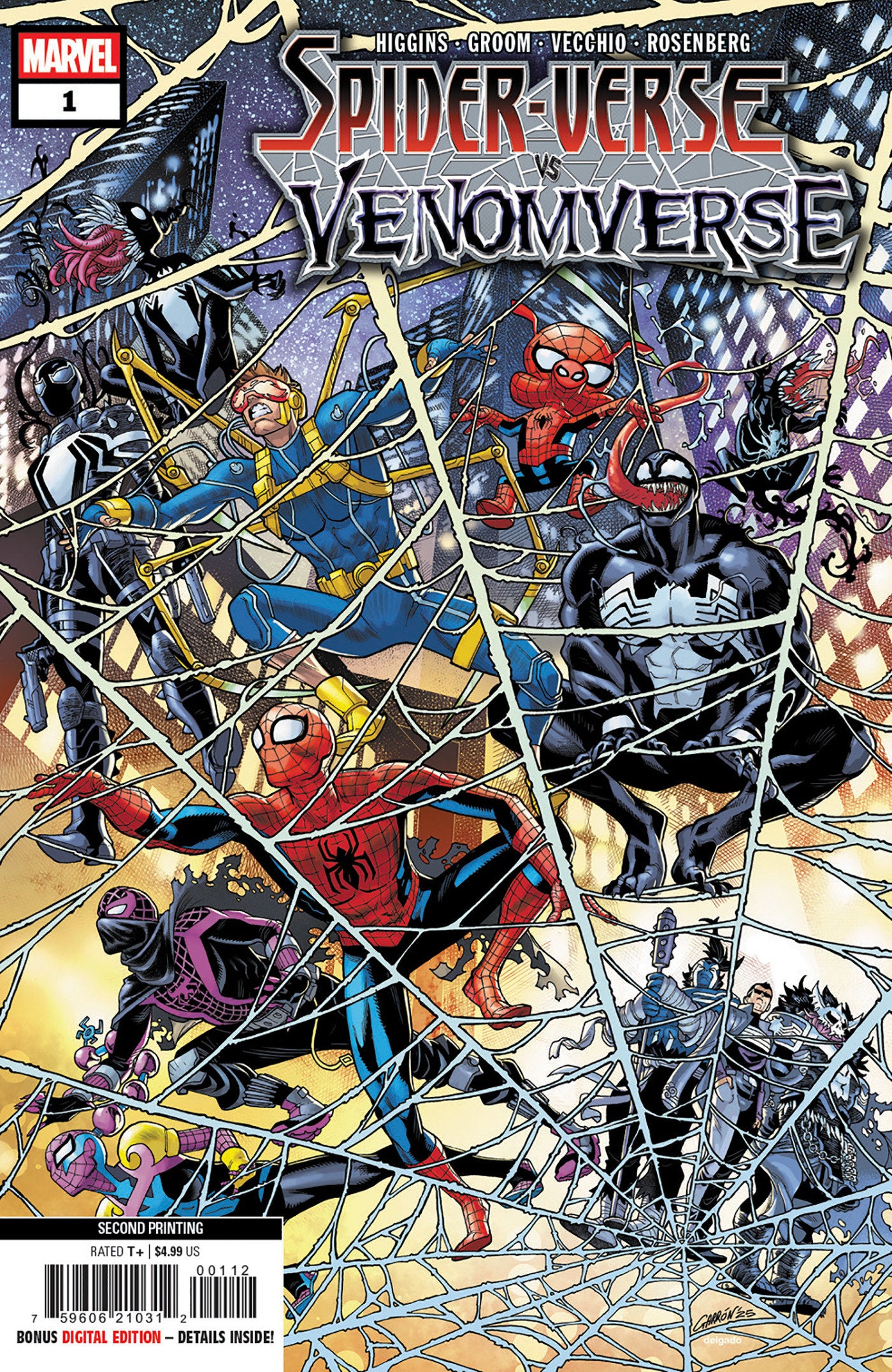Spider-Verse vs. Venomverse #1 Javier Garron 2nd Print