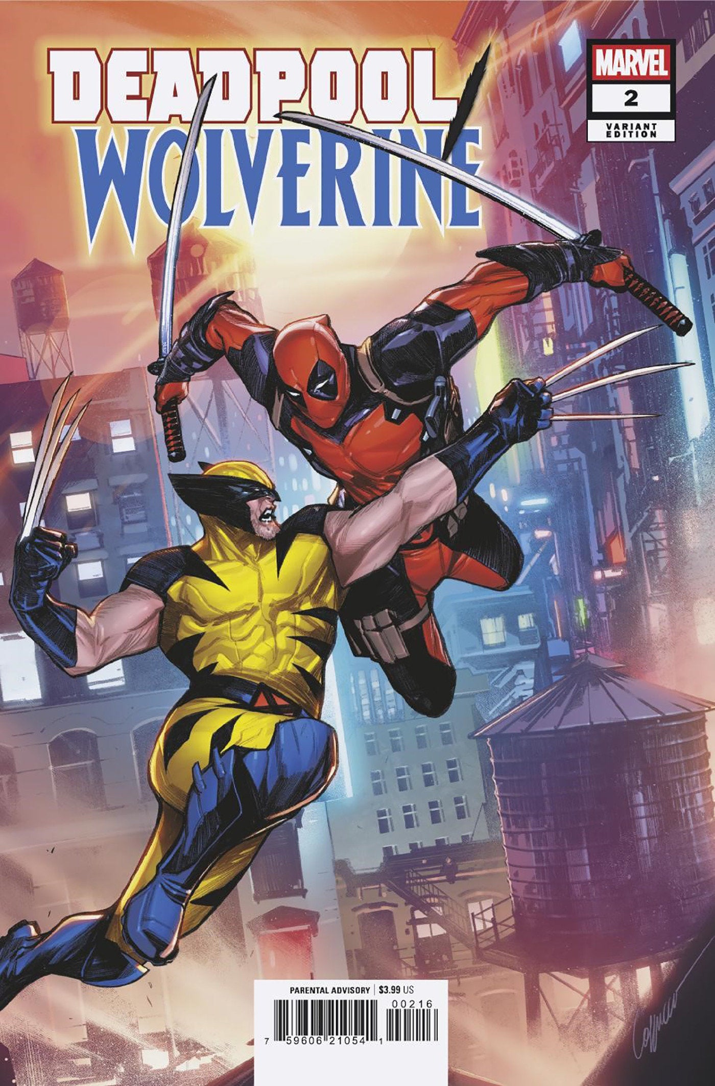 Deadpool/Wolverine #2 Alessandro Cappuccio [1:25] Variant