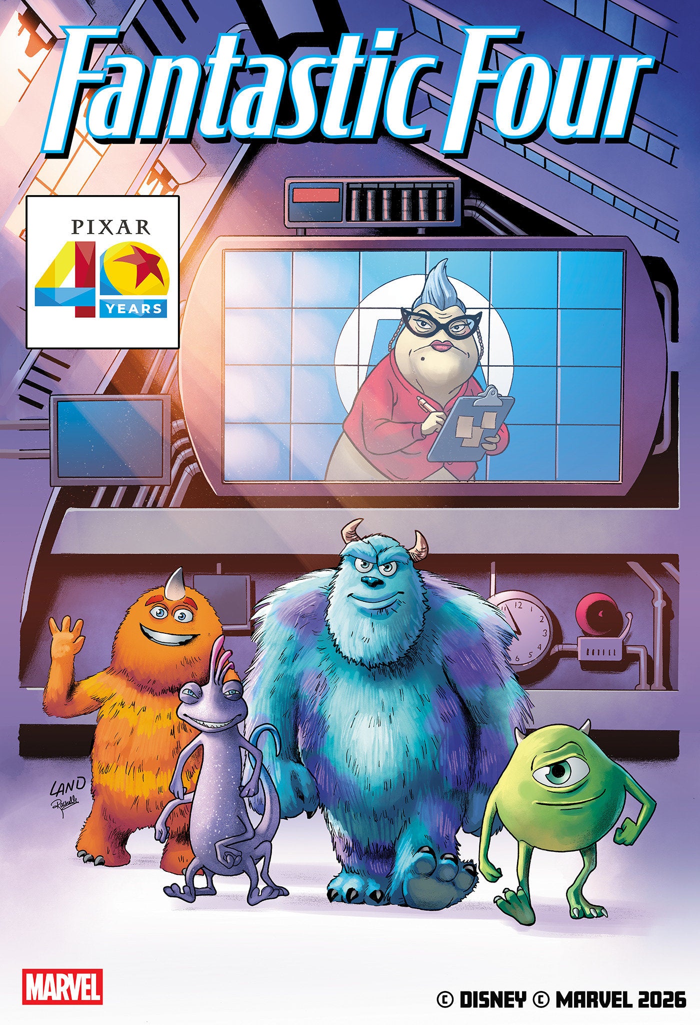 Fantastic Four #16 Greg Land Pixar 40Th Variant