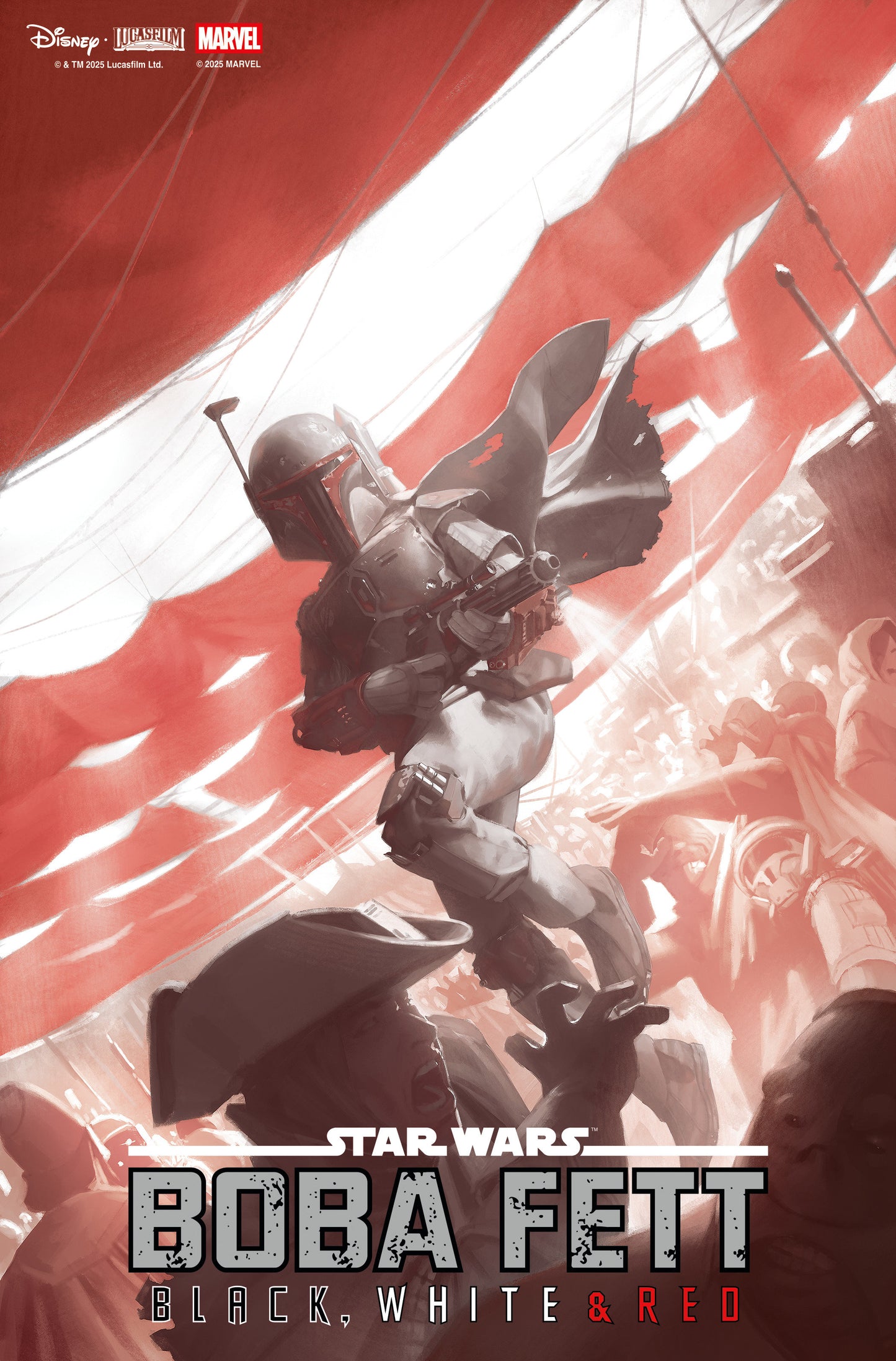 Star Wars: Boba Fett Black, White & Red #2 Miguel Mercado