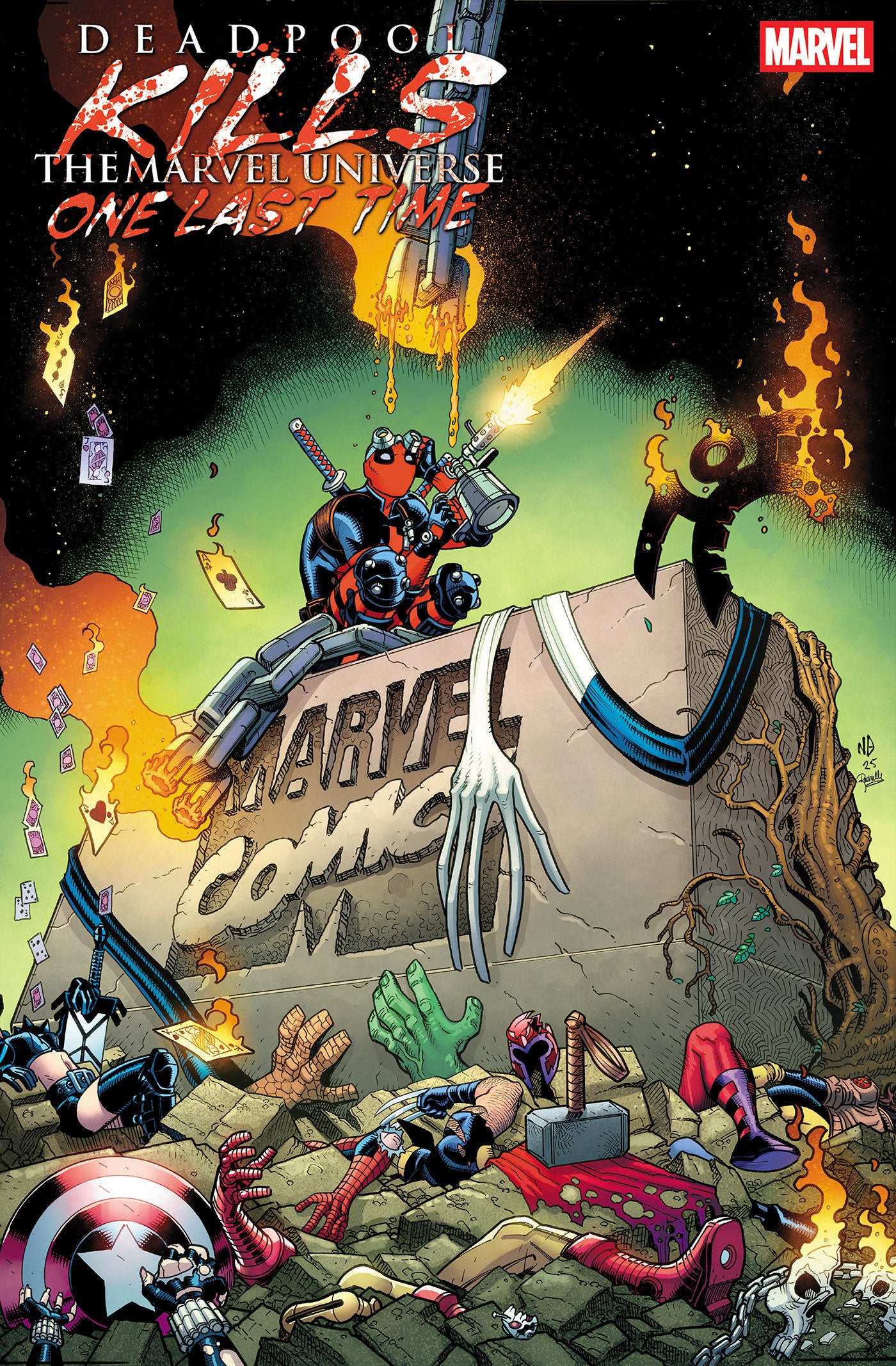 Deadpool Kills The Marvel Universe One Last Time #1 Nick Bradshaw [1:25] Variant