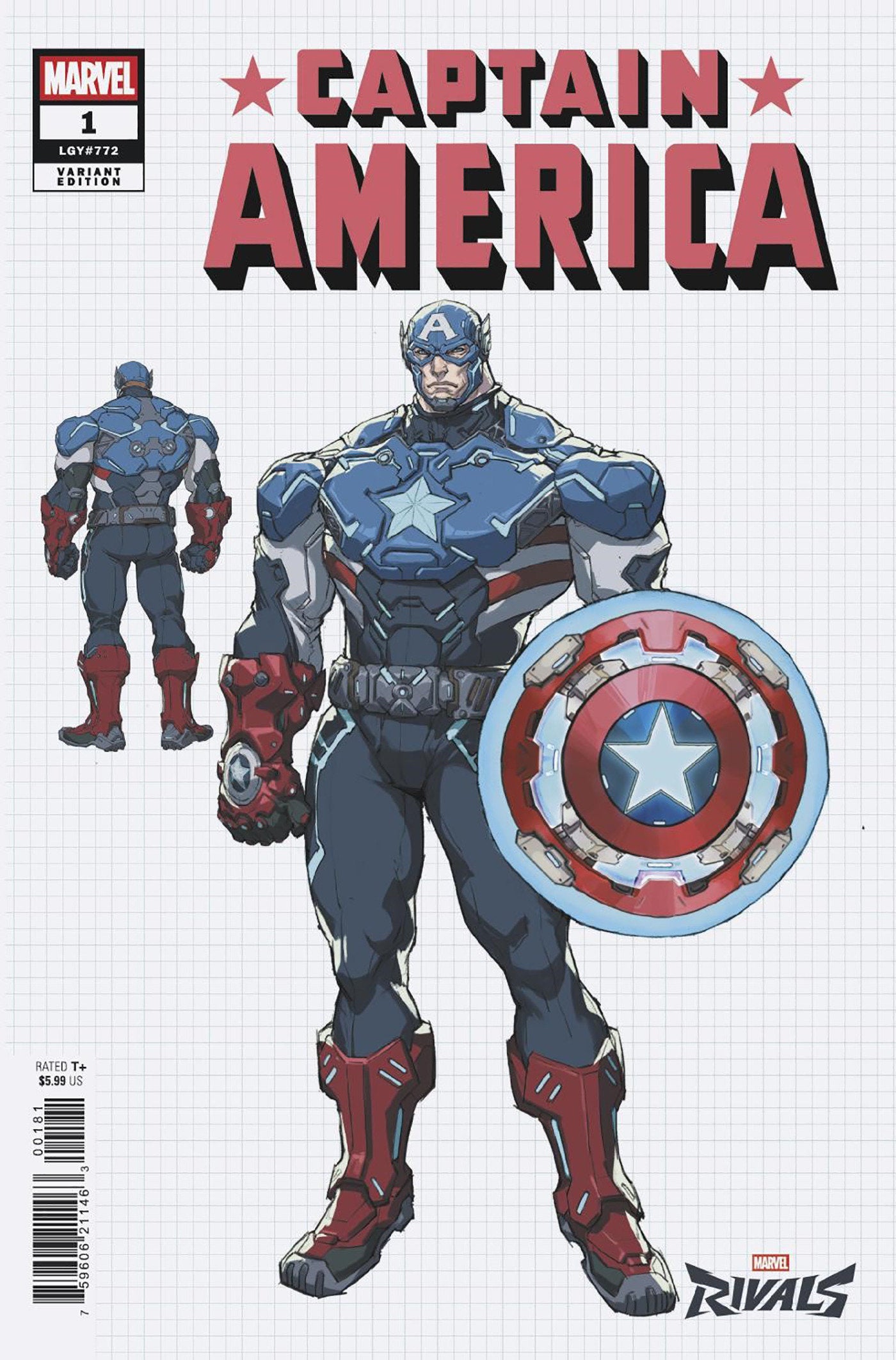 Captain America #1 Netease Games Marvel Rivals