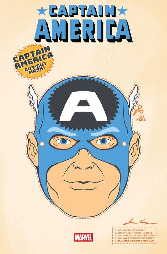 Captain America #3 Retro Halloween Mask