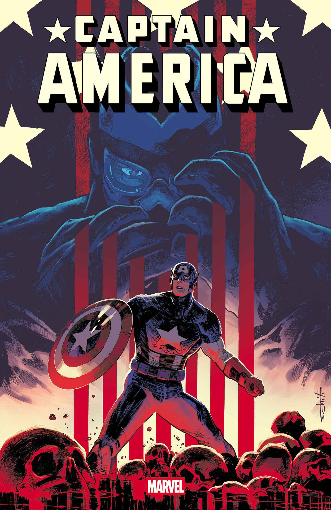 Captain America #8 Valerio Schiti Main