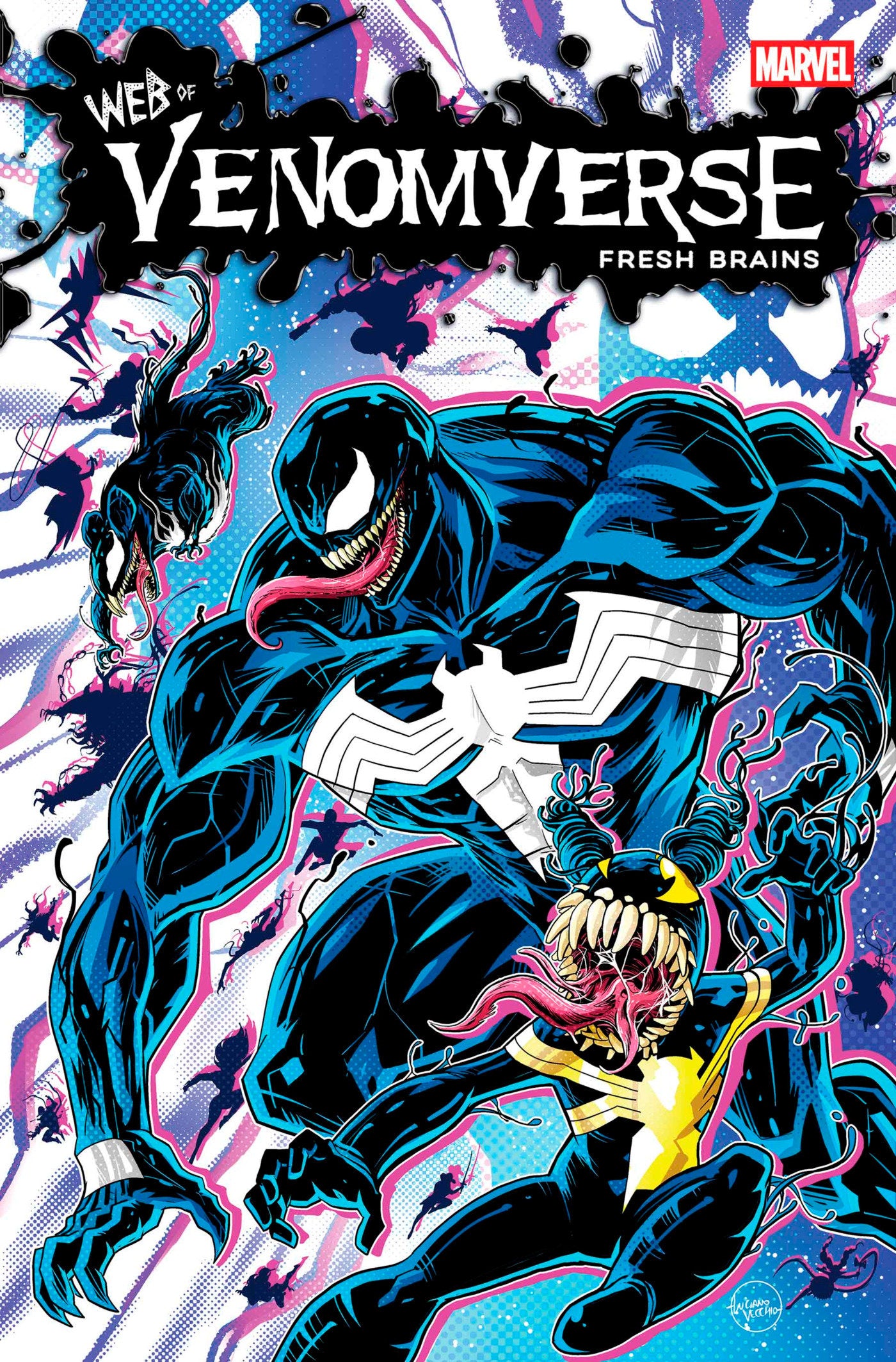 Web Of Venomverse: Fresh Brains #1 Luciano Vecchio Main (04/16/25)