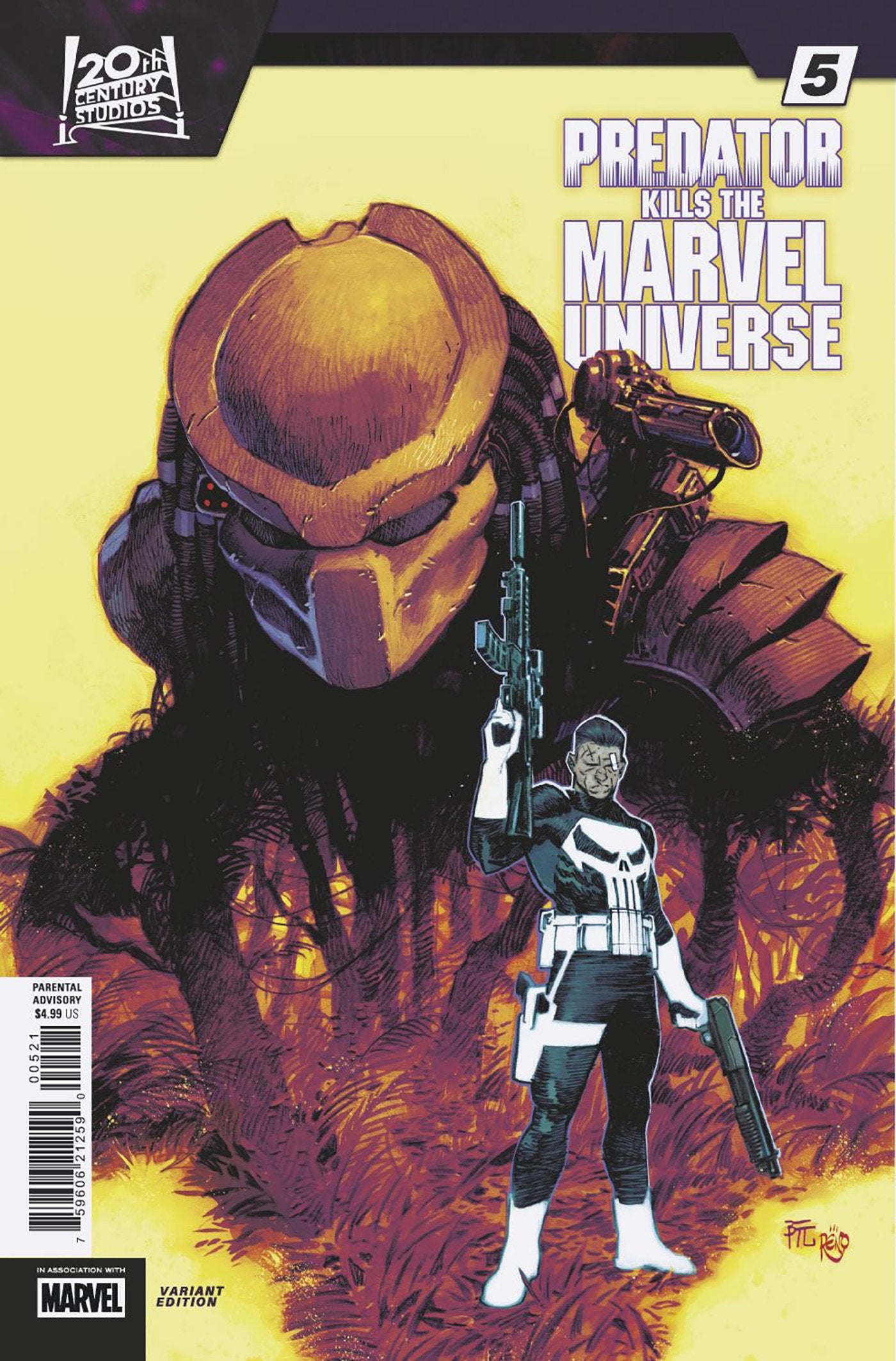 Predator Kills The Marvel Universe #5 Dike Ruan Hunting The Hunters