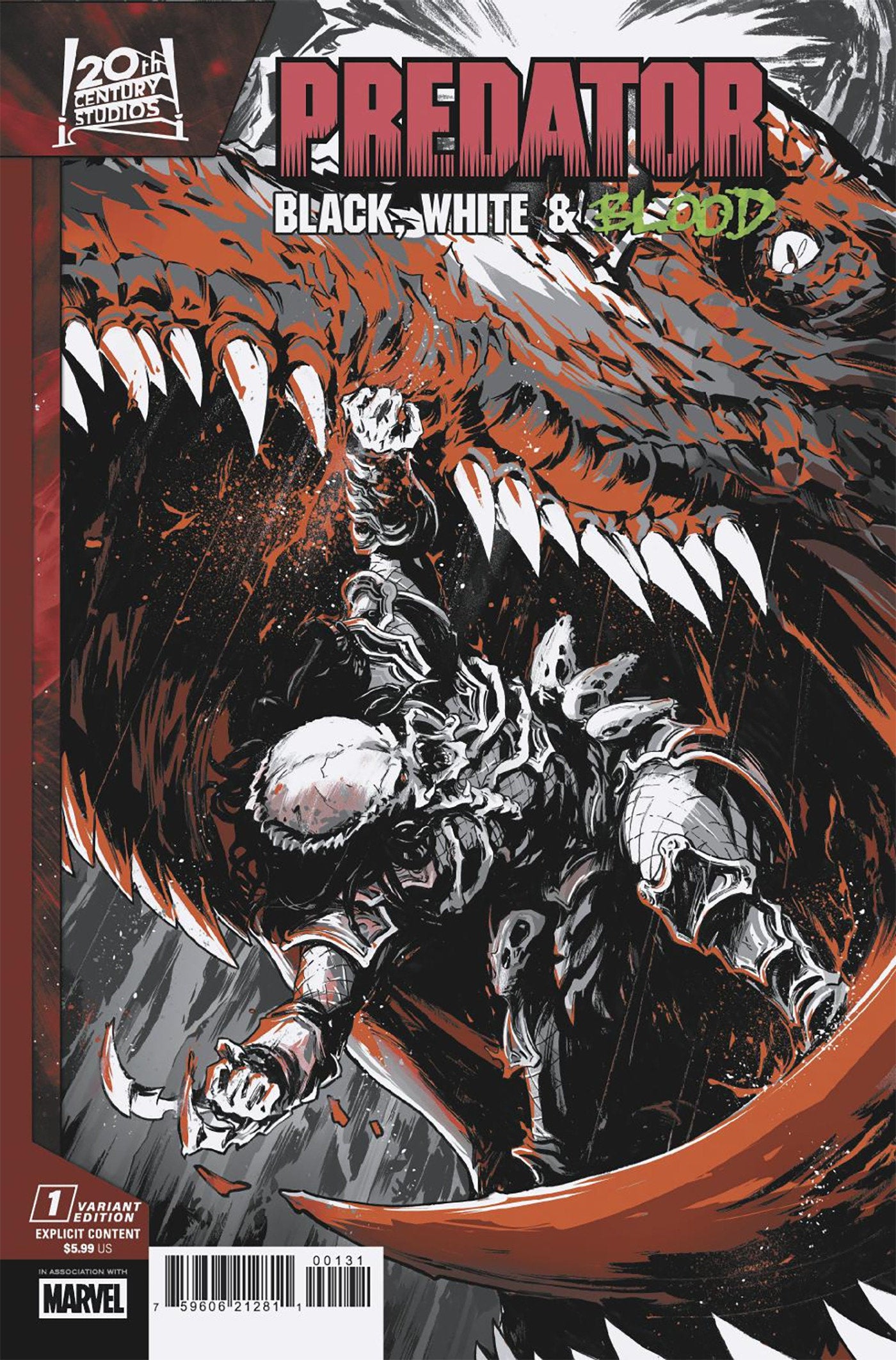 Predator: Black, White & Blood #1 Paolo Villanelli