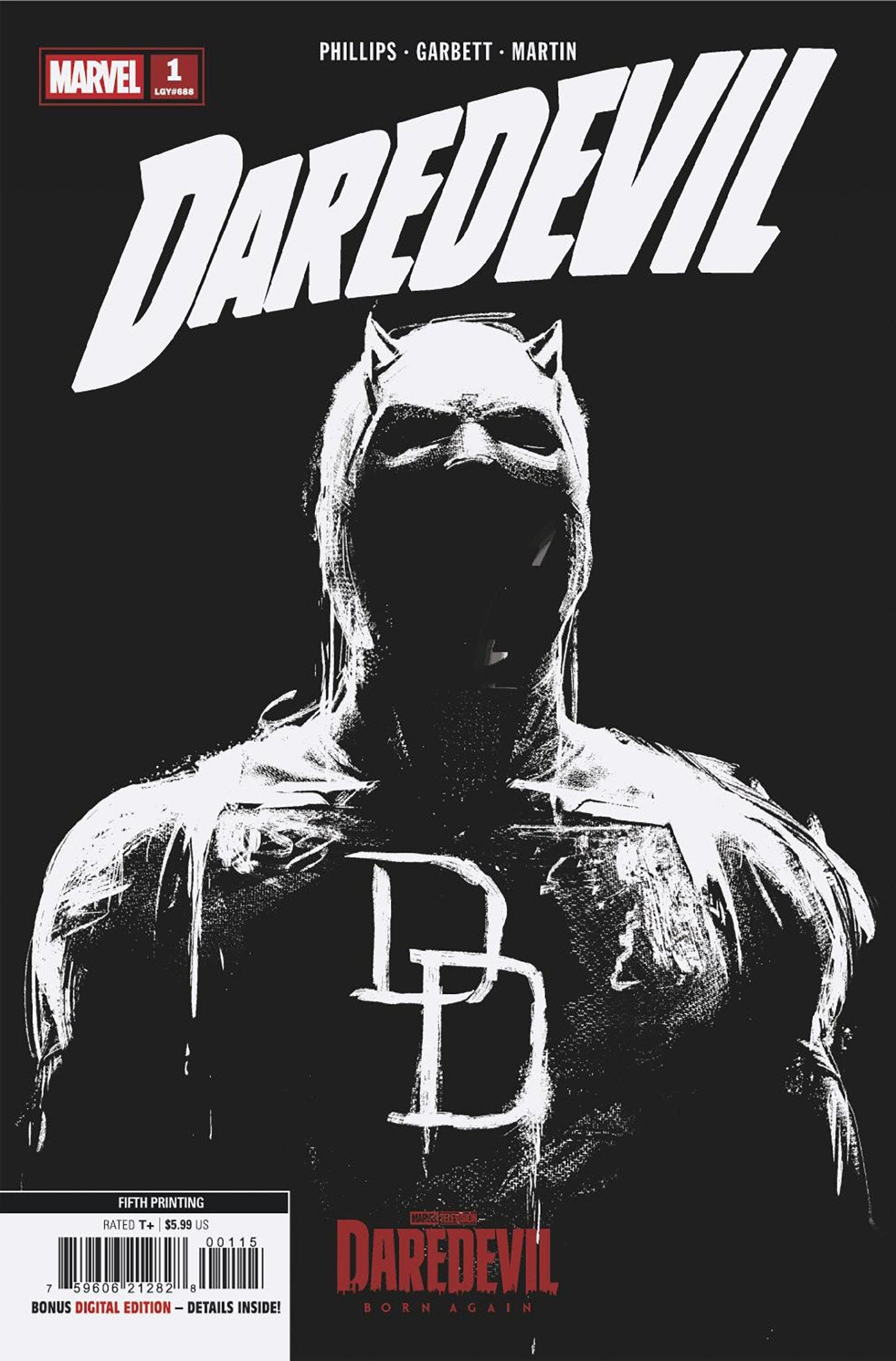 Daredevil #1 2 3 Marvel Television 5th 4th 3rd Print Set