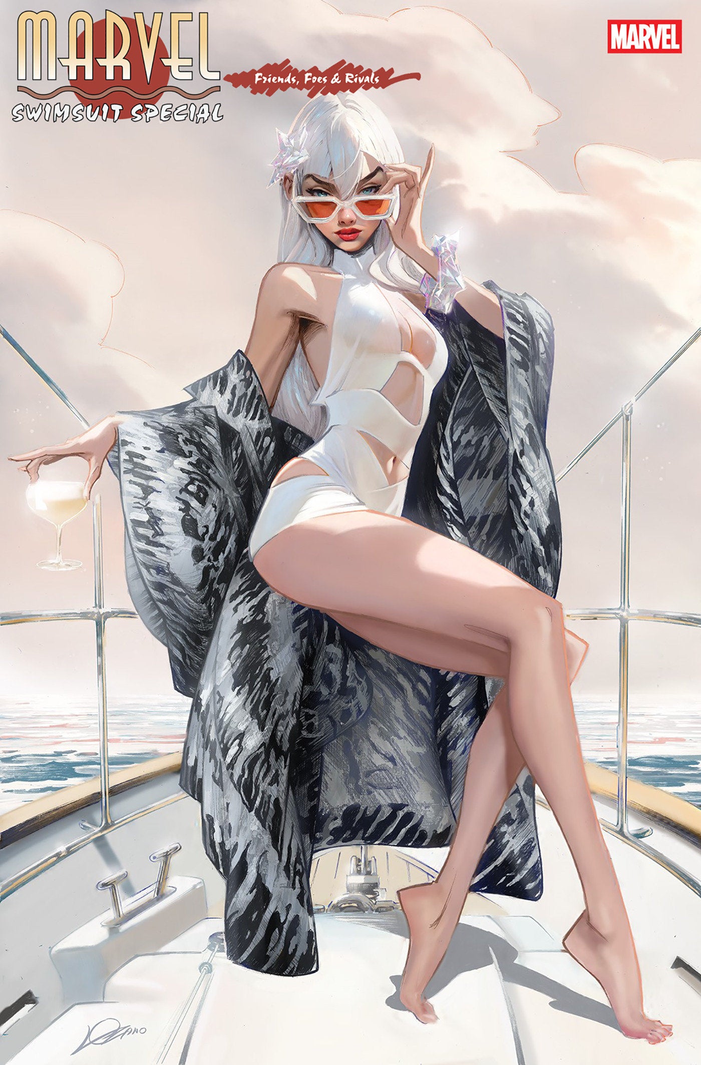 Marvel Swimsuit Special Friends Foes Rivals #1 Lozano 2nd Prnt