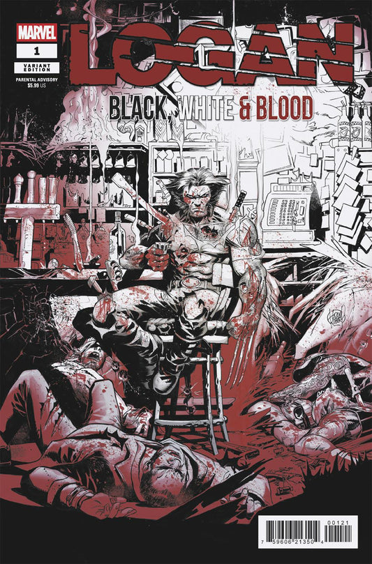 Logan: Black, White & Blood #1 Adam Kubert