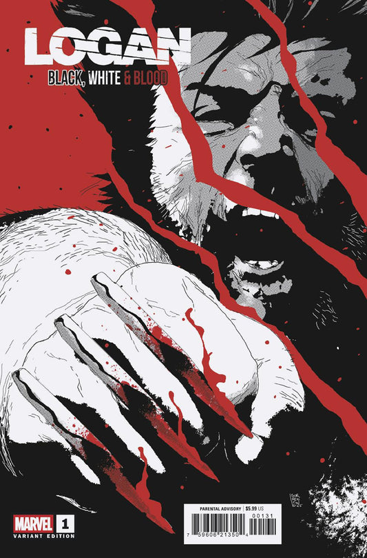 Logan: Black, White & Blood #1 Andrea Sorrentino