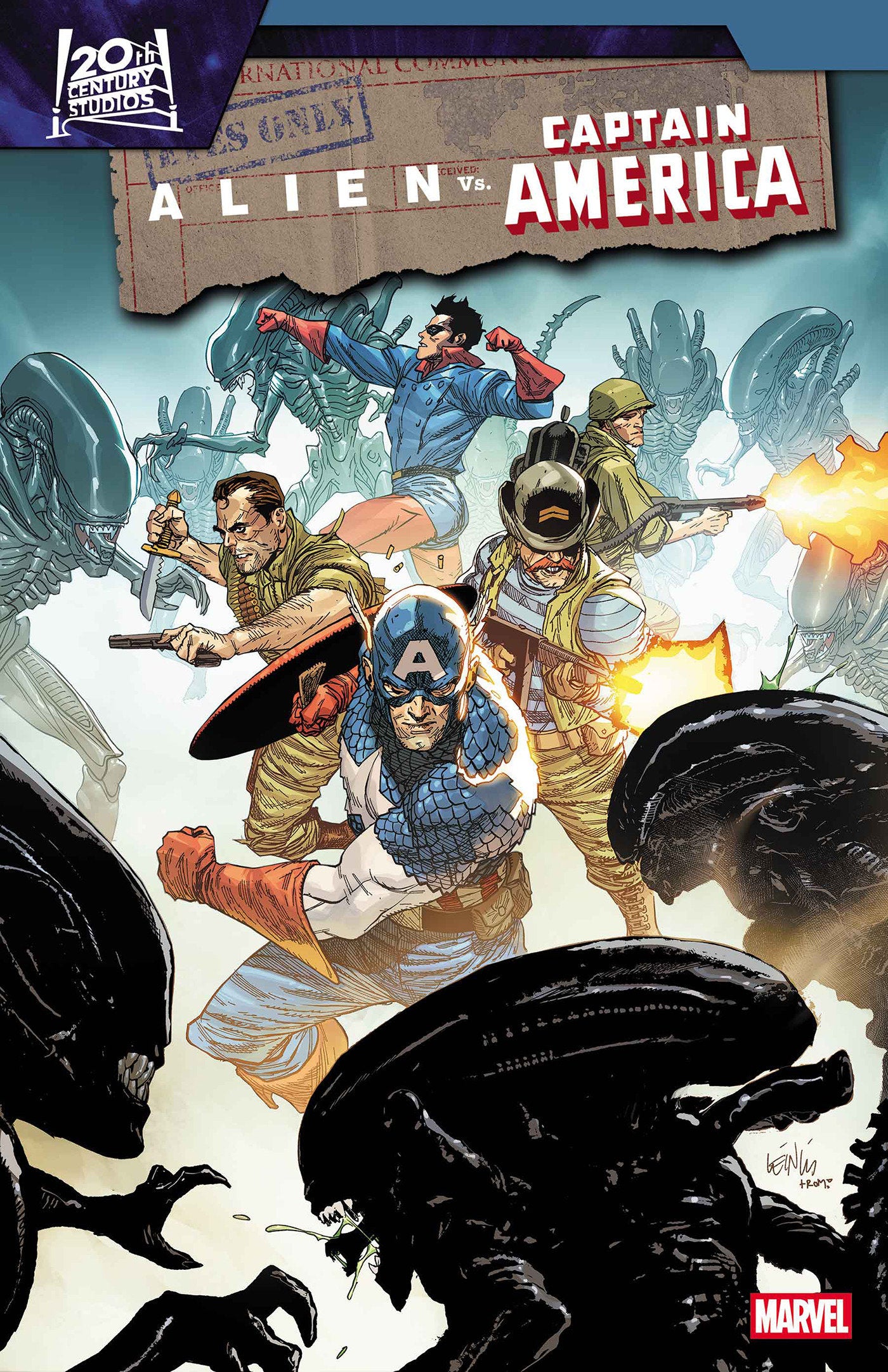 Alien vs. Captain America #2 Leinil Francis Yu