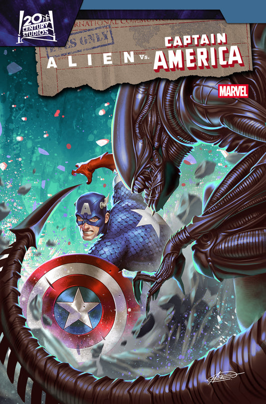 Alien vs. Captain America #4 Mateus Manhanini