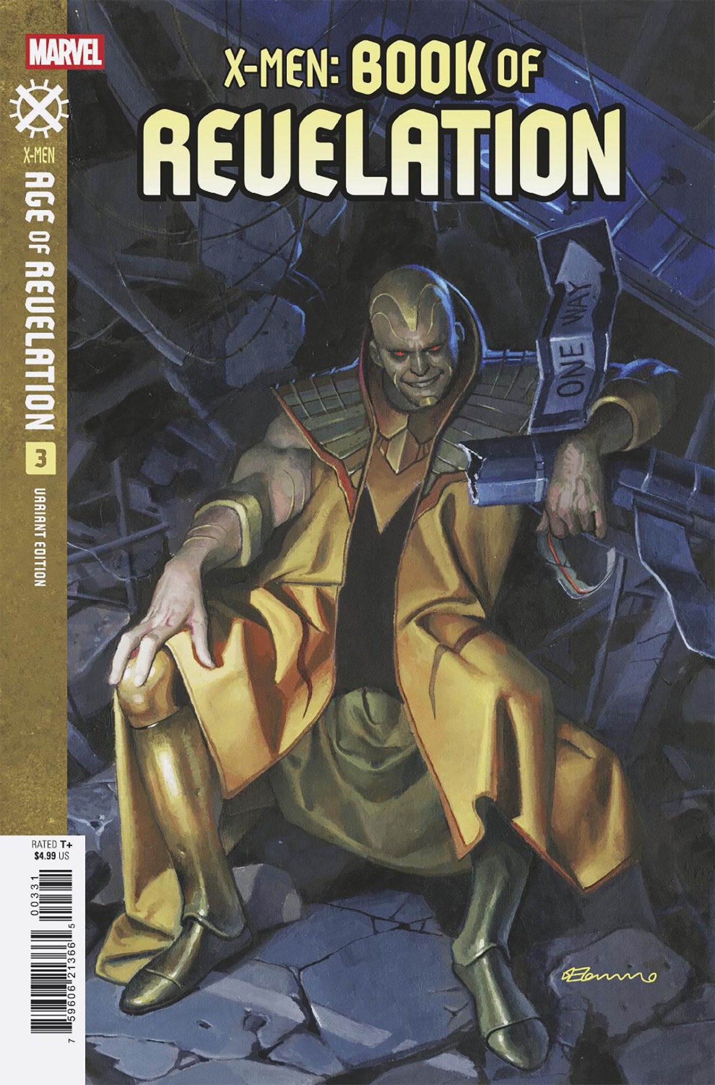 X-Men: Book Of Revelation #3 Fabrizio De Tommaso