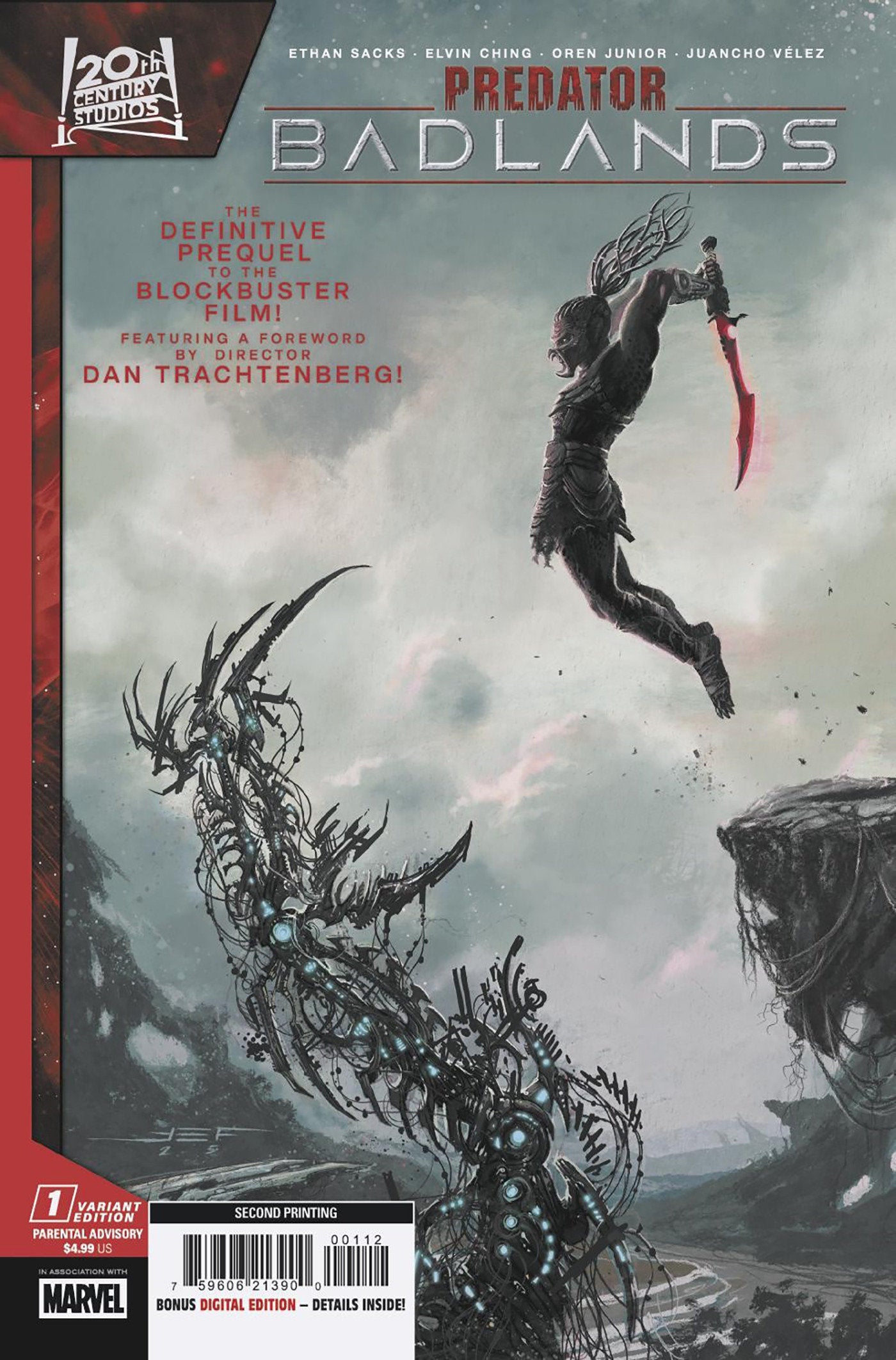 Predator: Badlands #1 Juan Ferreyra 2nd Print