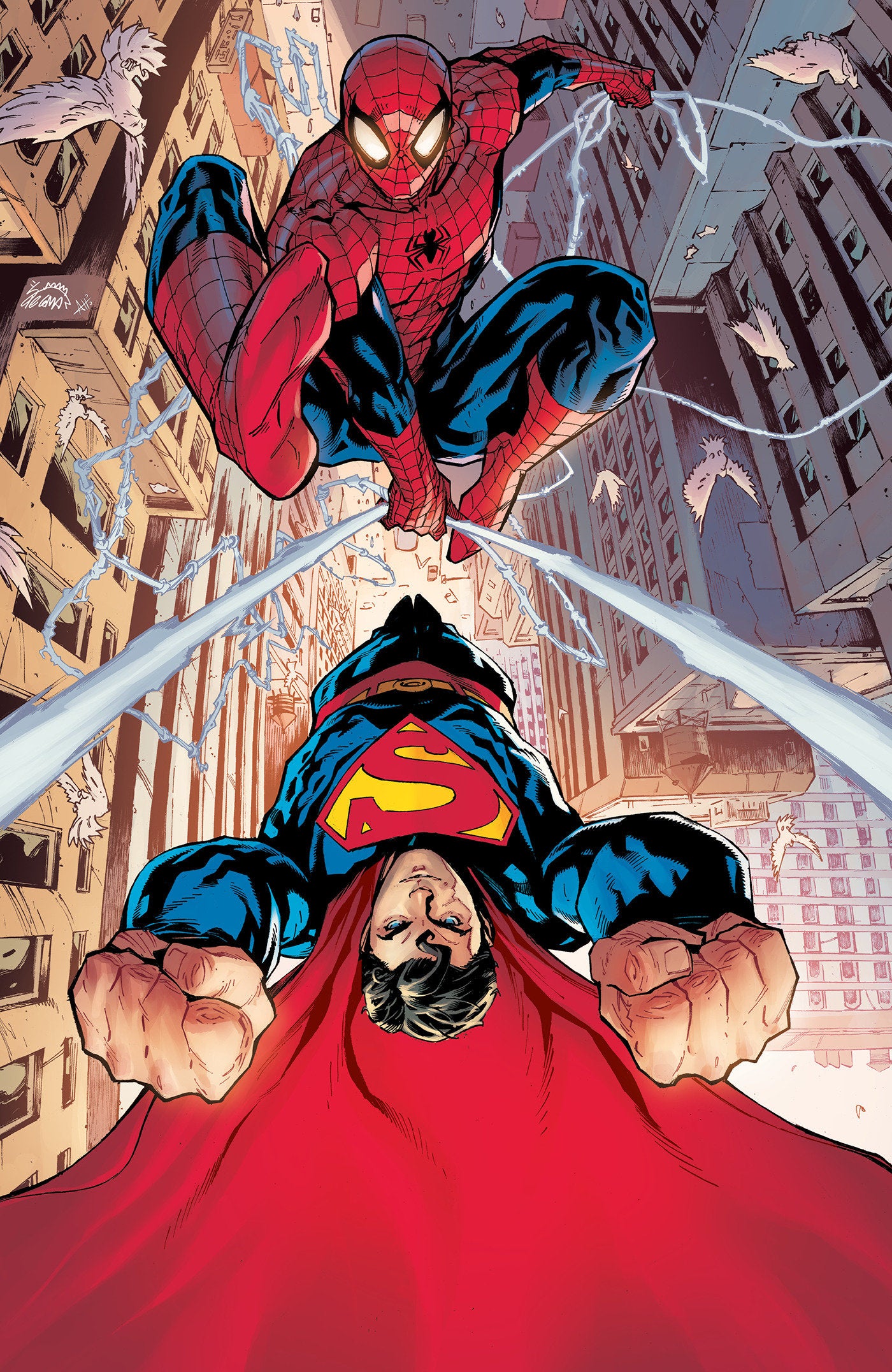 Marvel/DC: Spider-Man/Superman #1 Ryan Stegman [1:50] Virgin 2nd Print