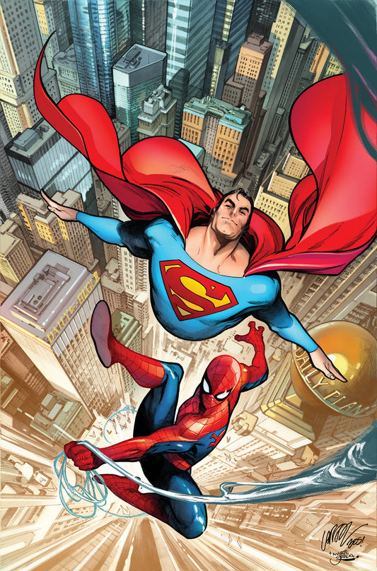 Marvel/DC: Spider-Man/Superman #1 [1:25] Pepe Larraz Virgin 3rd Print